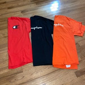 3 Champion 👕.  Like new!